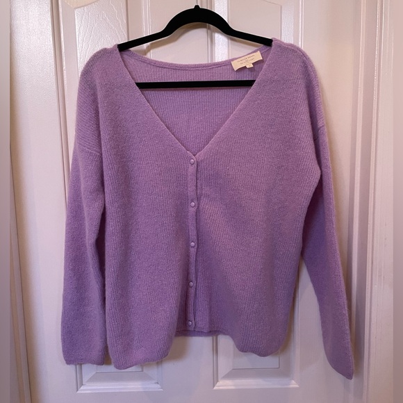 Sezane Barry Cardigan Lilac - Size M - Picture 3 of 7